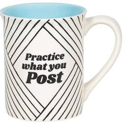 Practice what you Post Mug