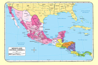 Mexico and Central America - Painless Learning Placemat