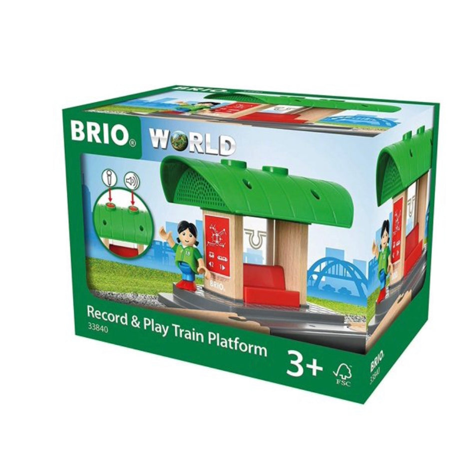Brio Record and Play Train Platform 33840