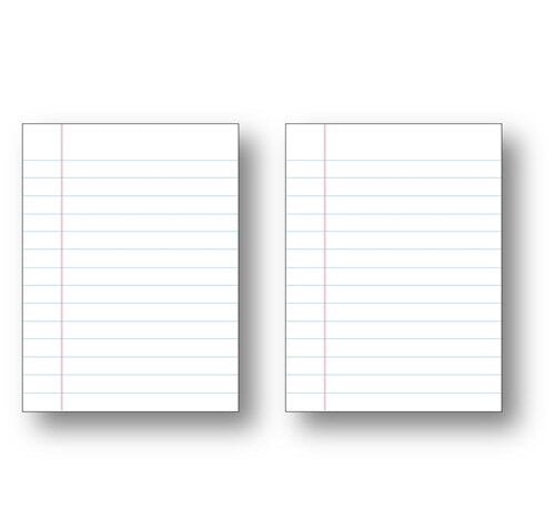 Dry Erase Ruled Sheets