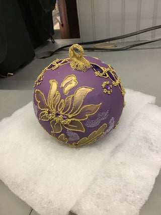 Peter’s Seasons 10cm Purple and Gold Ornament