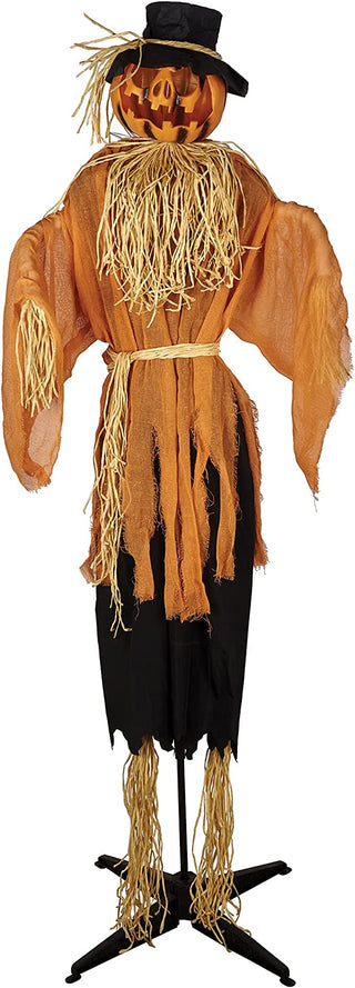 Gallerie II Sound & Motion Wicked Scarecrow Figure Figurine Halloween Fall Harvest Soft Figure Decor