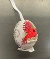 Blown Egg Cardinal Ornament