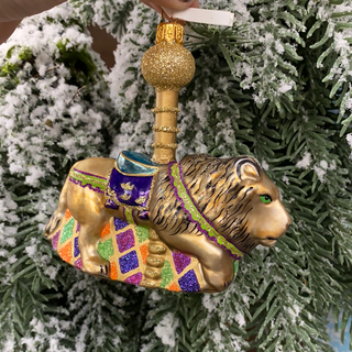 Abigail’s Collection Circus Lion Ornament- Tan11