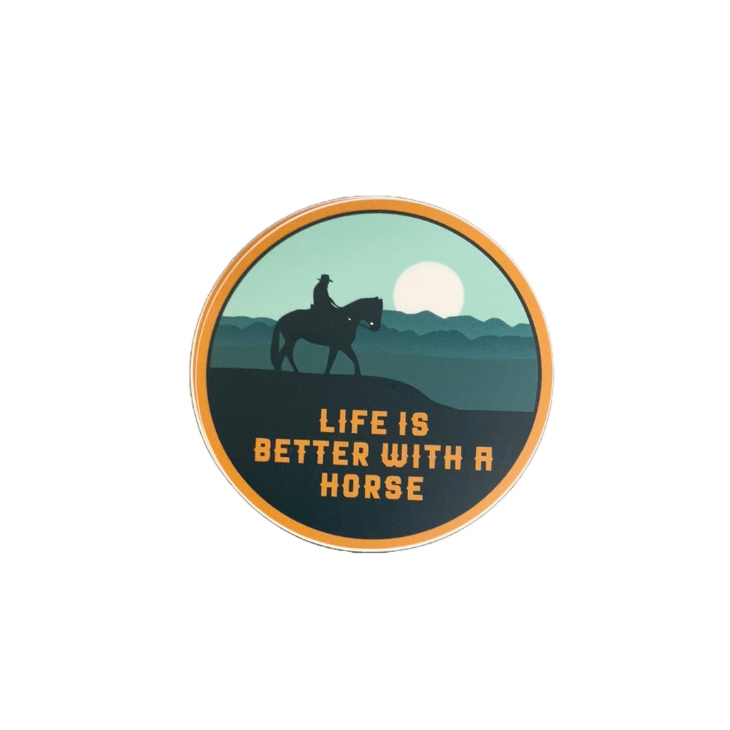 Life is Better with a Horse Sticker