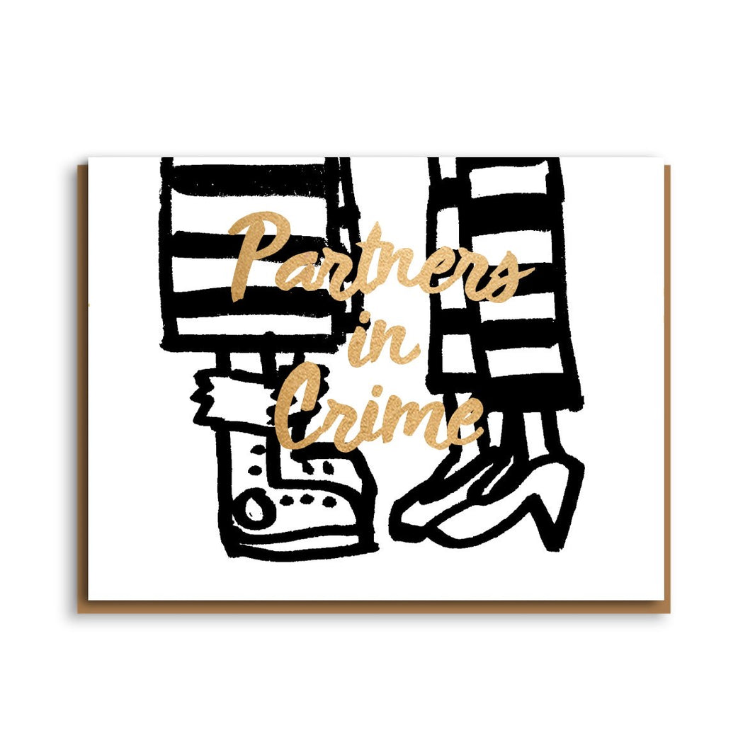 Partners In Crime Card