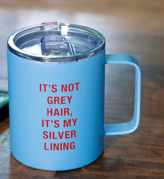 Silver Lining Stainless Steel Insulated Mug