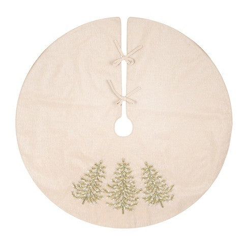C&F Winter Garden Tree Skirt