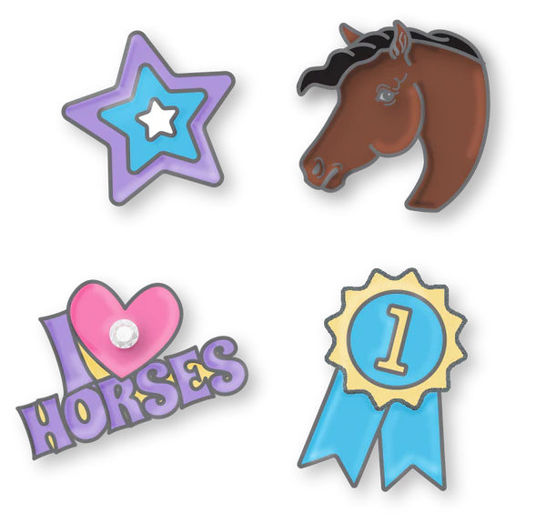 Breyer Horses Activity Paint and Wear Enamel Pins