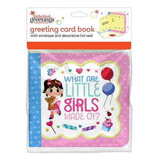 What are Little Girls Made Of? Greeting Card Book