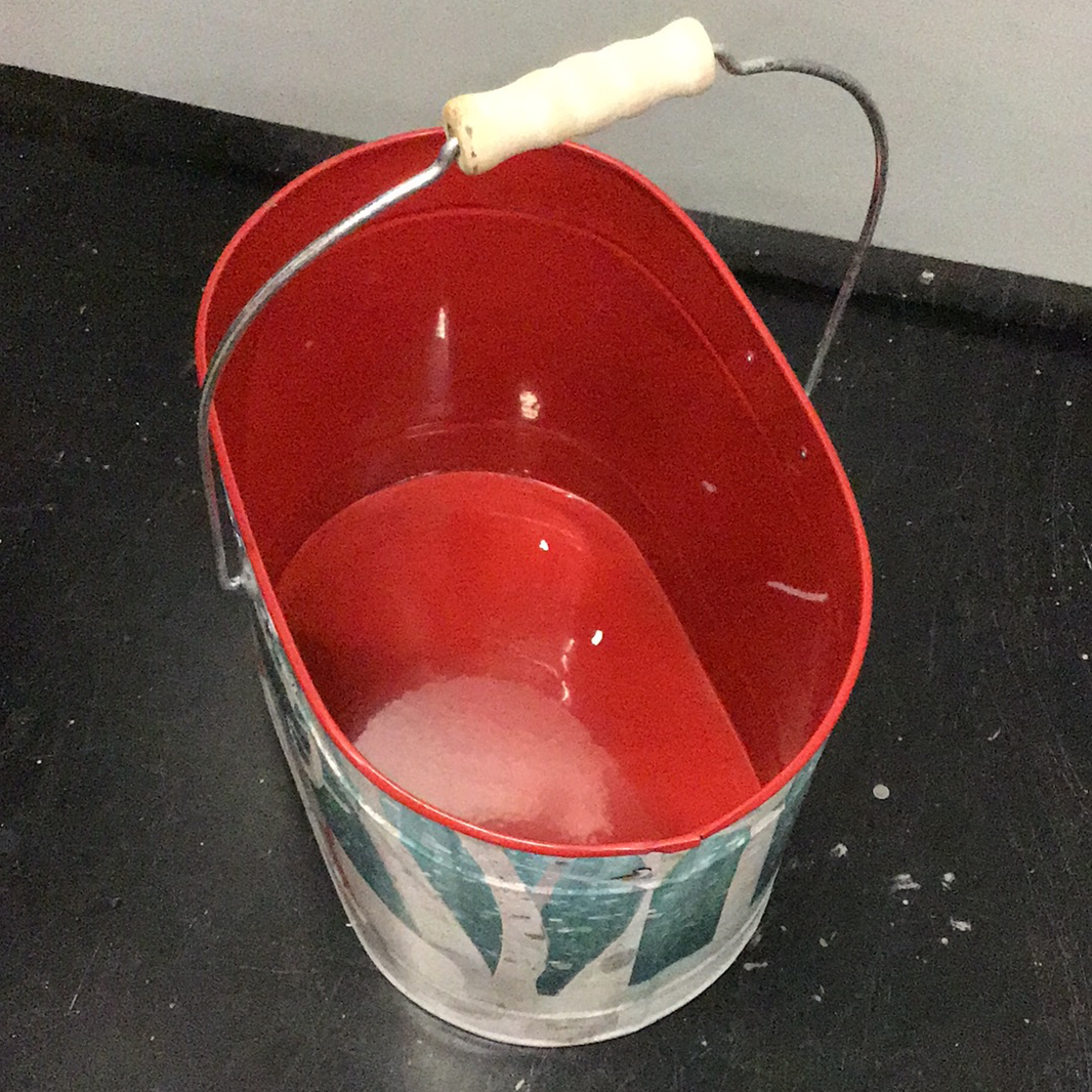 Polar Bear “Joy” Tin Bucket Large