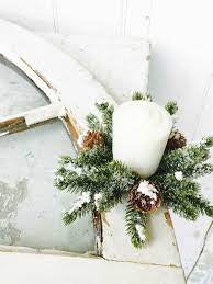 Pine Cone Candle Ring