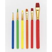 Faber Castell 6 Assorted Triangular Paint Brushes
