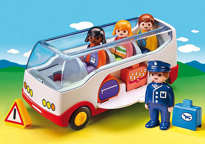 Playmobil 6773 Airport Shuttle Bus | 1.2.3.