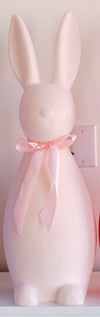 XL Flocked Pastel Button Nose Bunny -27 Inch