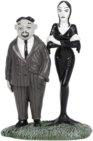 Department 56 Gomez and Morticia Addams Figures