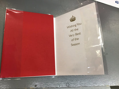 Keep Calm Carry On Christmas Card