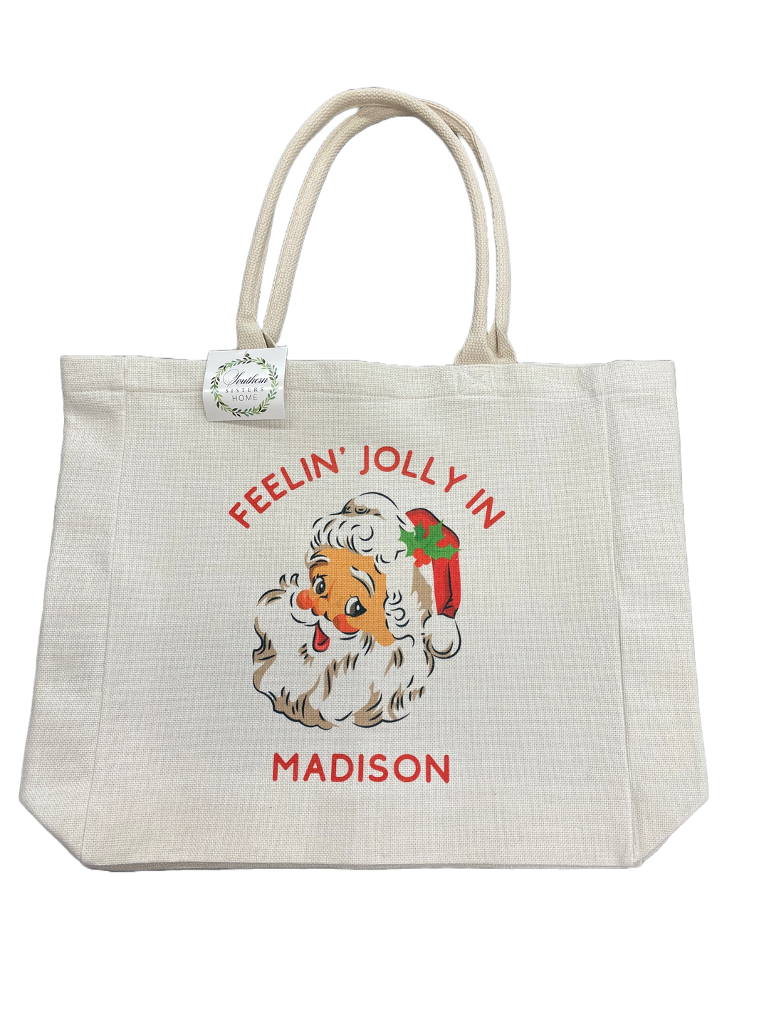 Southern Sister Christmas Tote Bag