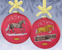 Breyer Artist Signature Glass Ornament
