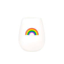 Rainbow Silicone Wine Cup