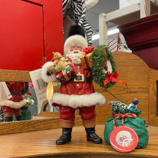 Estate Pre Owned Possible Dreams Santa With Bag of Gifts