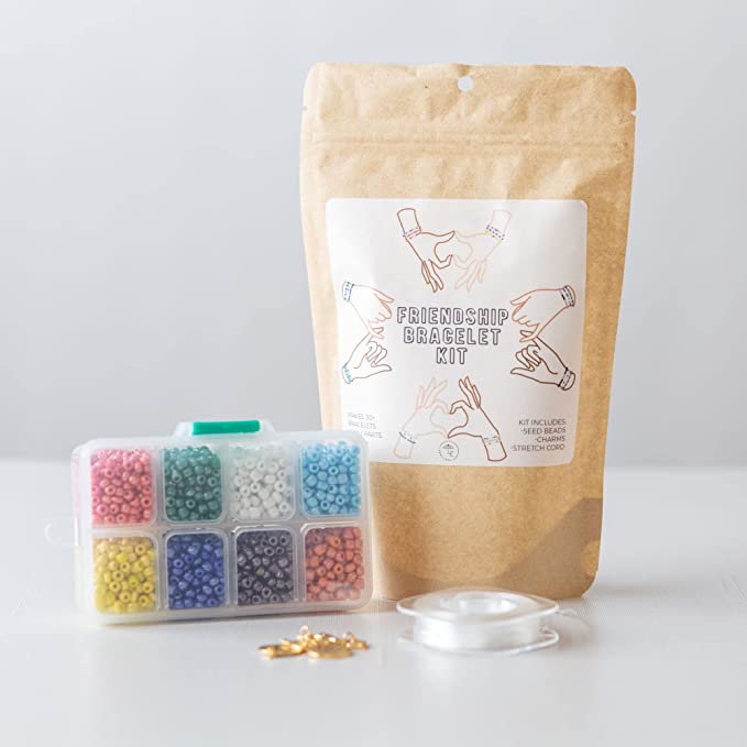 DIY Friendship Bracelet Kit Bag-Groovy Theme