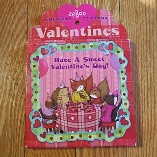 Eeboo “Have a Sweet Valentines Day!” Valentines Day Card Pack