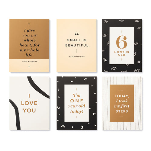 Moments of Love Newborn Milestone Cards