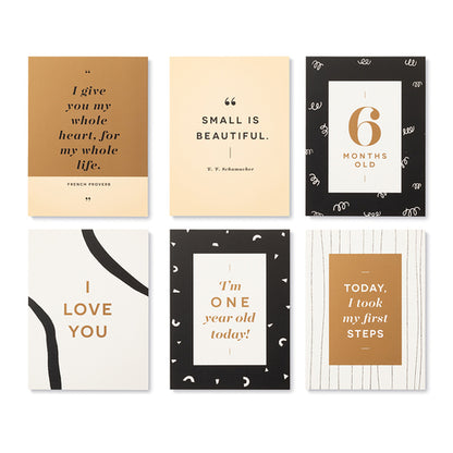 Moments of Love Newborn Milestone Cards