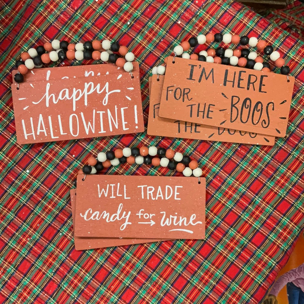CWI Halloween Wine Ornament