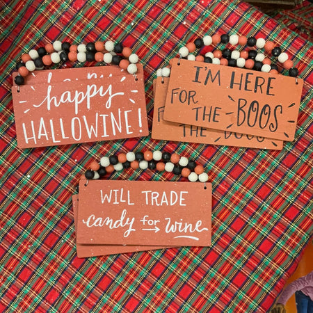 CWI Halloween Wine Ornament