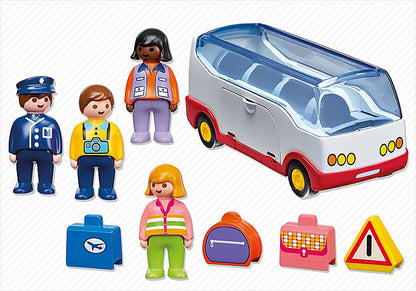 Playmobil 6773 Airport Shuttle Bus | 1.2.3.