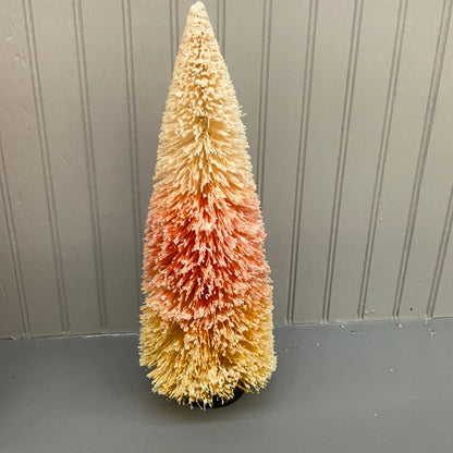 Candy Corn Bottle Brush Tree