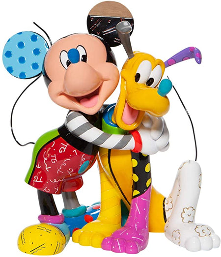 Britto Mickey Mouse with Pluto figure