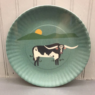 Melamine 8” Longhorn Small Plates