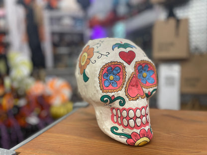 Sugar Skull Bucket Decor