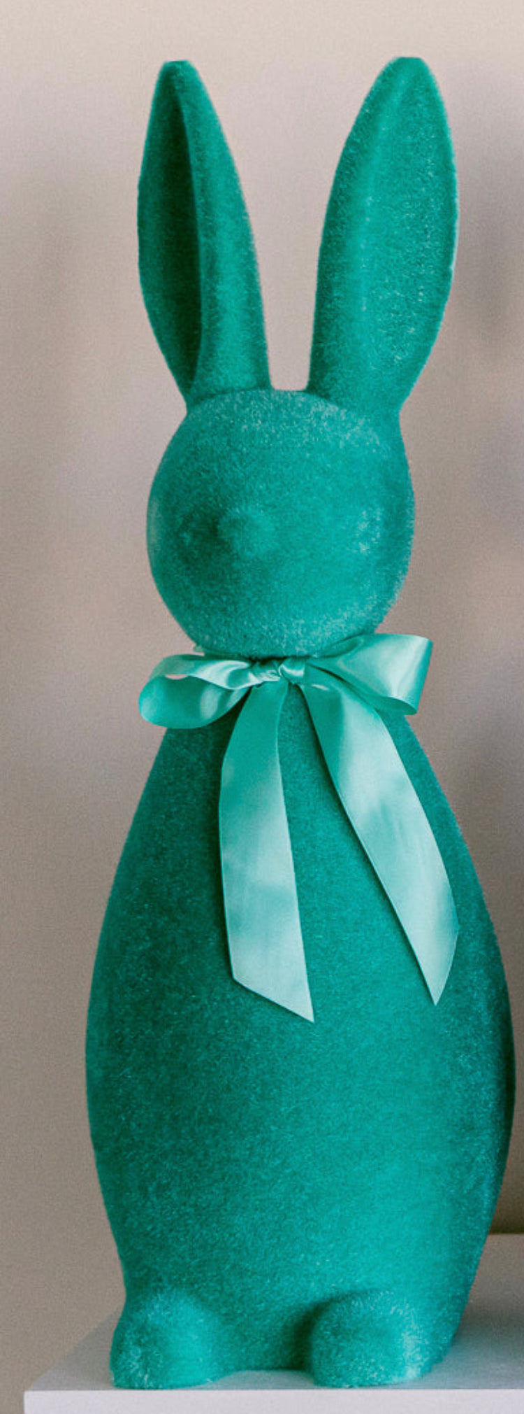 XL Flocked Pastel Button Nose Bunny -27 Inch
