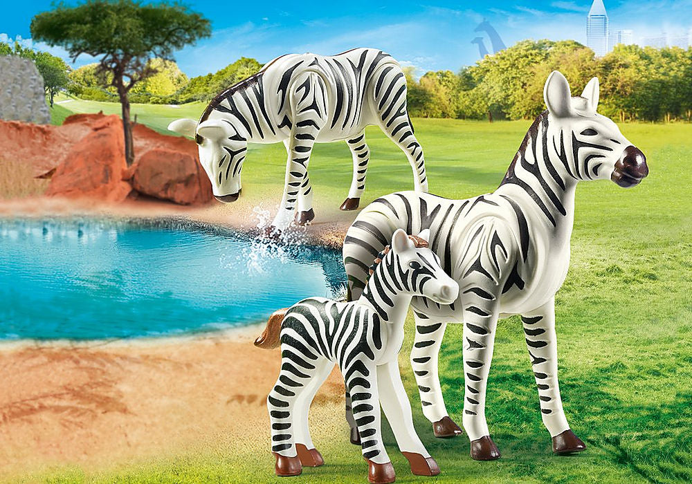 Playmobil 70356 Family Fun Zebras with Foal