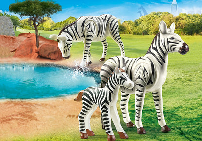 Playmobil 70356 Family Fun Zebras with Foal