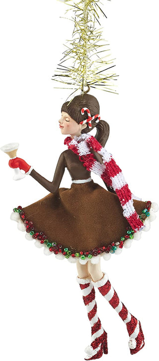 Holiday Spirits Phoebe Peppermint Martini Ornament