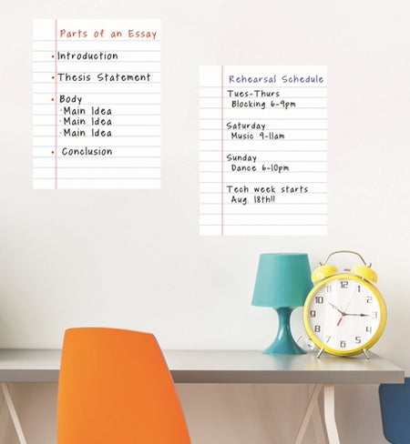 Dry Erase Ruled Sheets