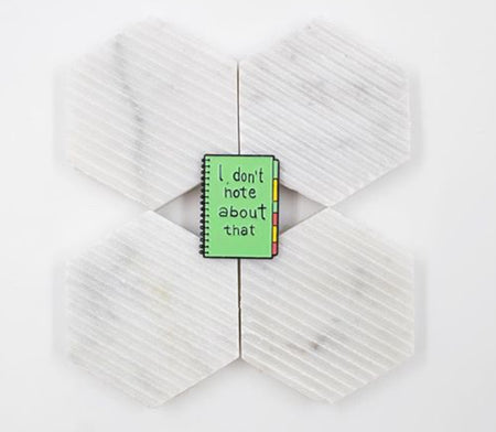 "I Don’t Note About That" | Green Book Enamel Pin