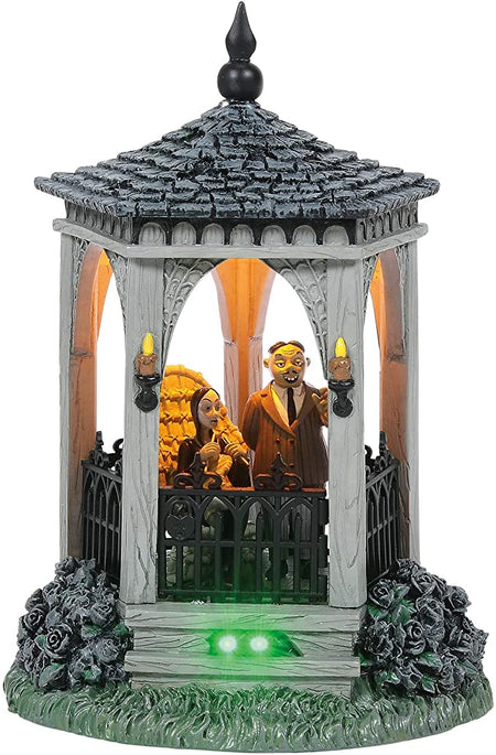 The Addams family gazebo at Moonlight
