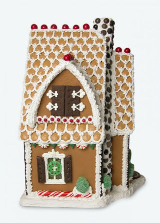 Rock Candy Chimney Gingerbread House