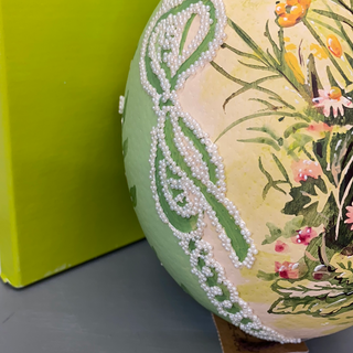 Bunny - Hand Painted Ostrich Egg
