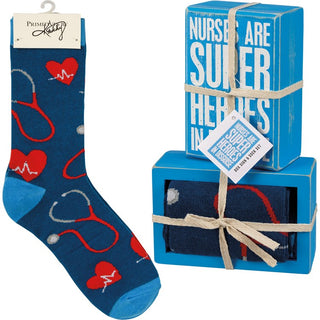 Nurse sign & socks