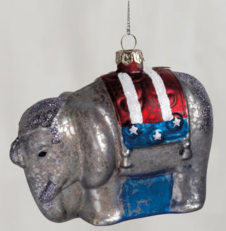 Elephant Ornament Trunk Down