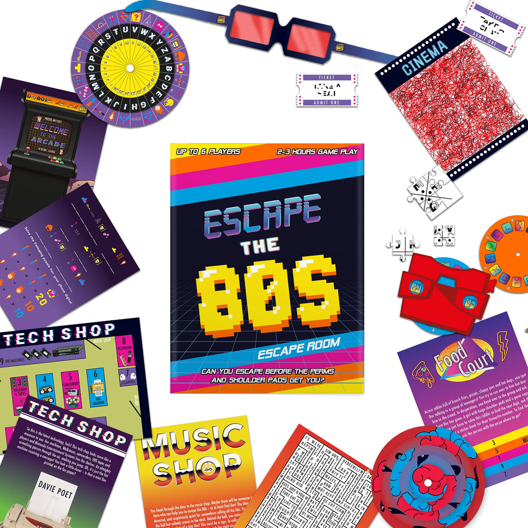 Escape the 80’s Escape Room Game