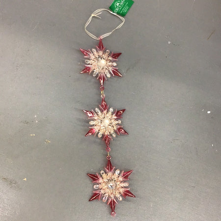 Kurt Adler Dangle Snowflake Ornament