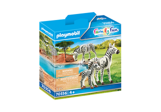 Playmobil 70356 Family Fun Zebras with Foal